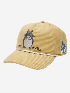 New Studio Ghibli® My Neighbor Totoro Embroidered Cord Snapback Hat